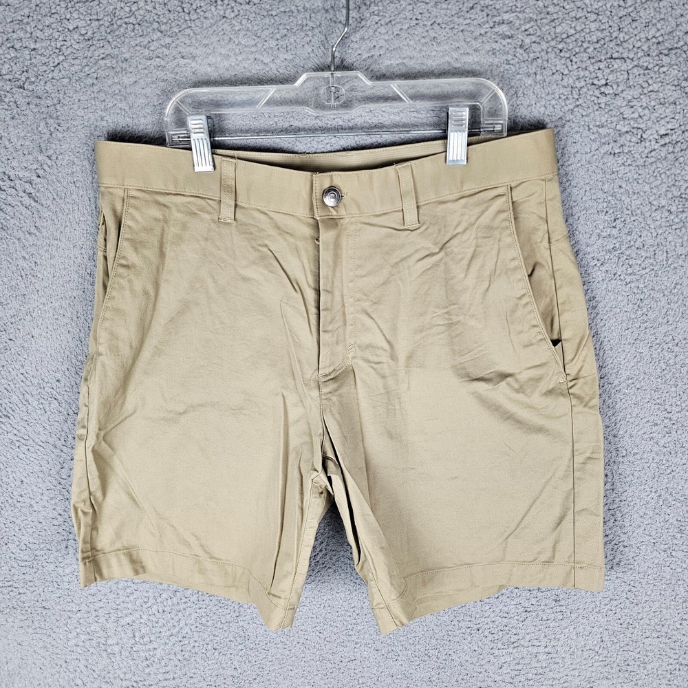 Fabletics Chino Shorts Men 33 Beige High Side Anti-Wrinkle SO2355574